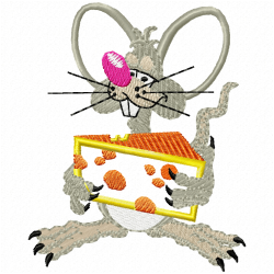 Mice Embroidery Design 10